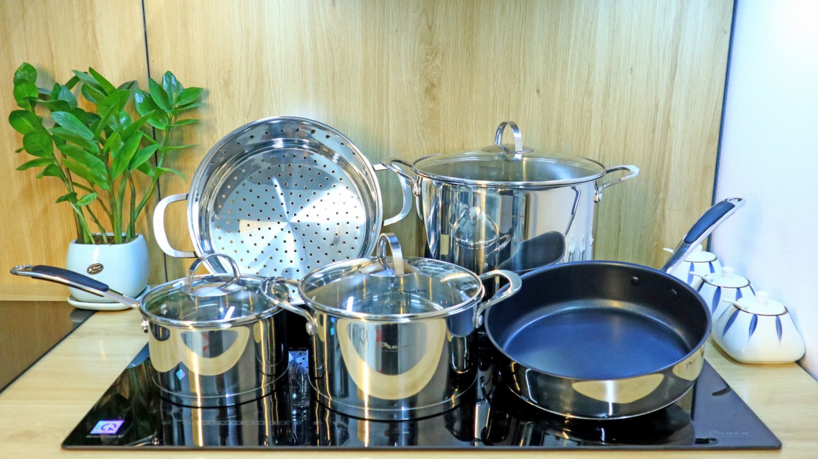 Bộ nồi 5 món Inox 304 cao cấp – Luxury 1169 